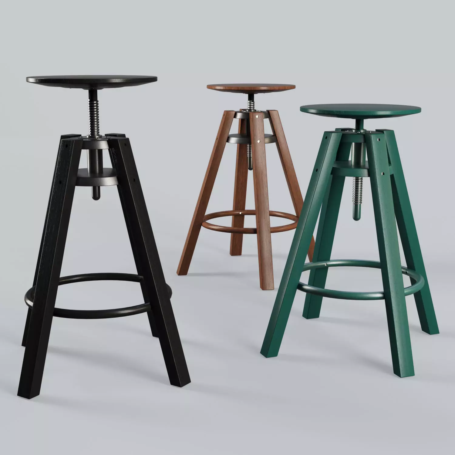 Bar stool Dalfred 3D model_0