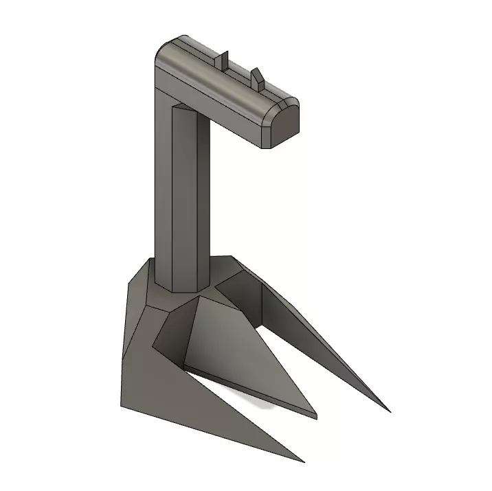 Future Headphone Stand 3D print model