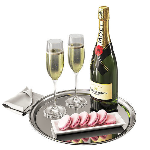 Champagne 3D model