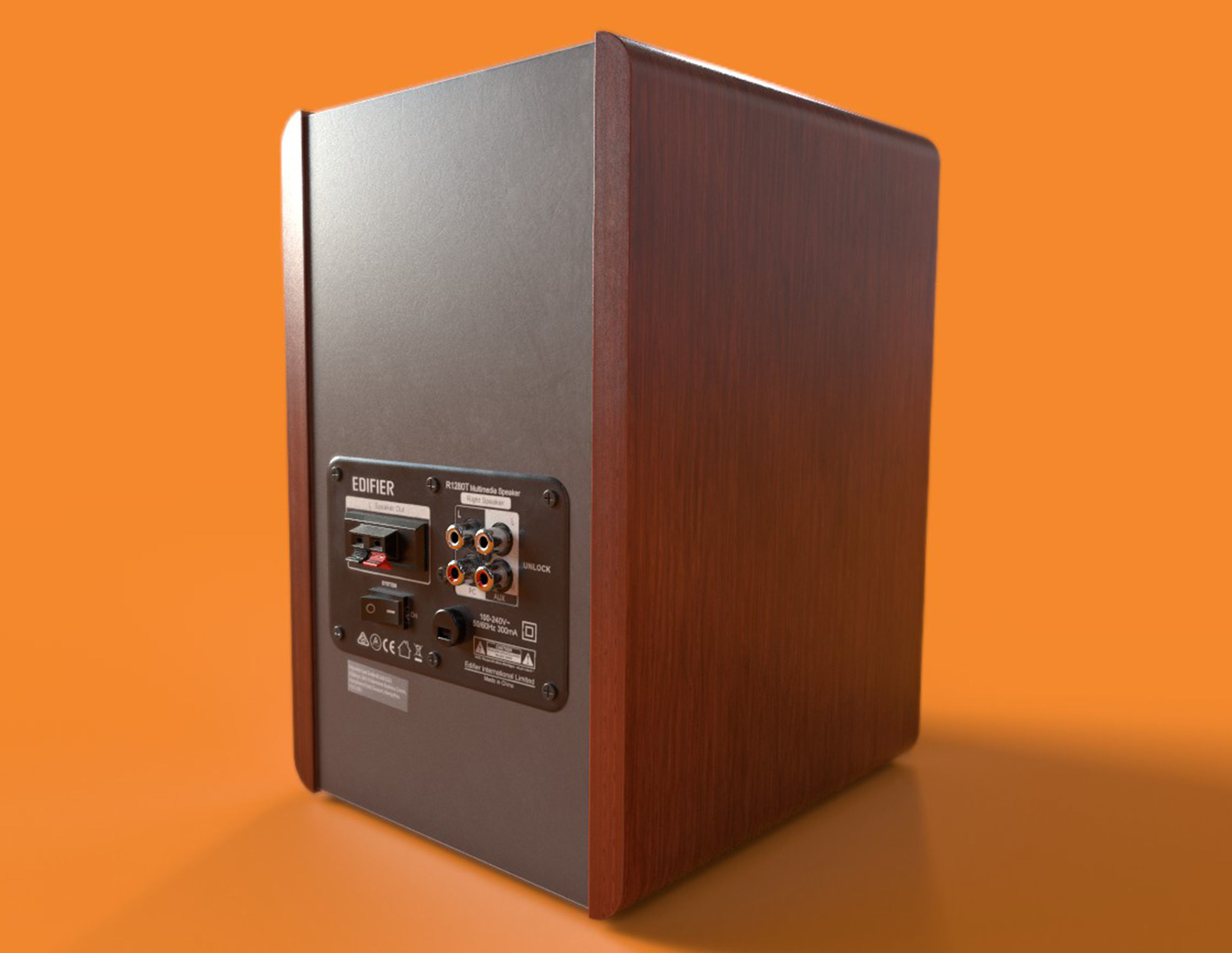 Speaker - Edifier R1280T Low-poly 3D model_1