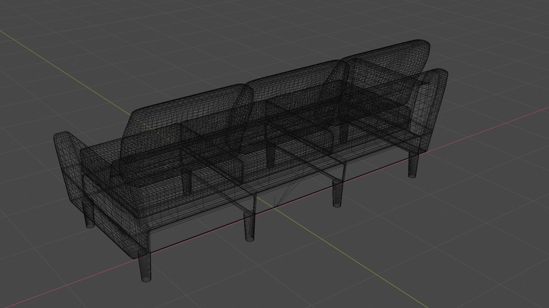 Interior bundle SOFA ARMCHAIR LARGESOFA game-ready collection Low-poly 3D model_36