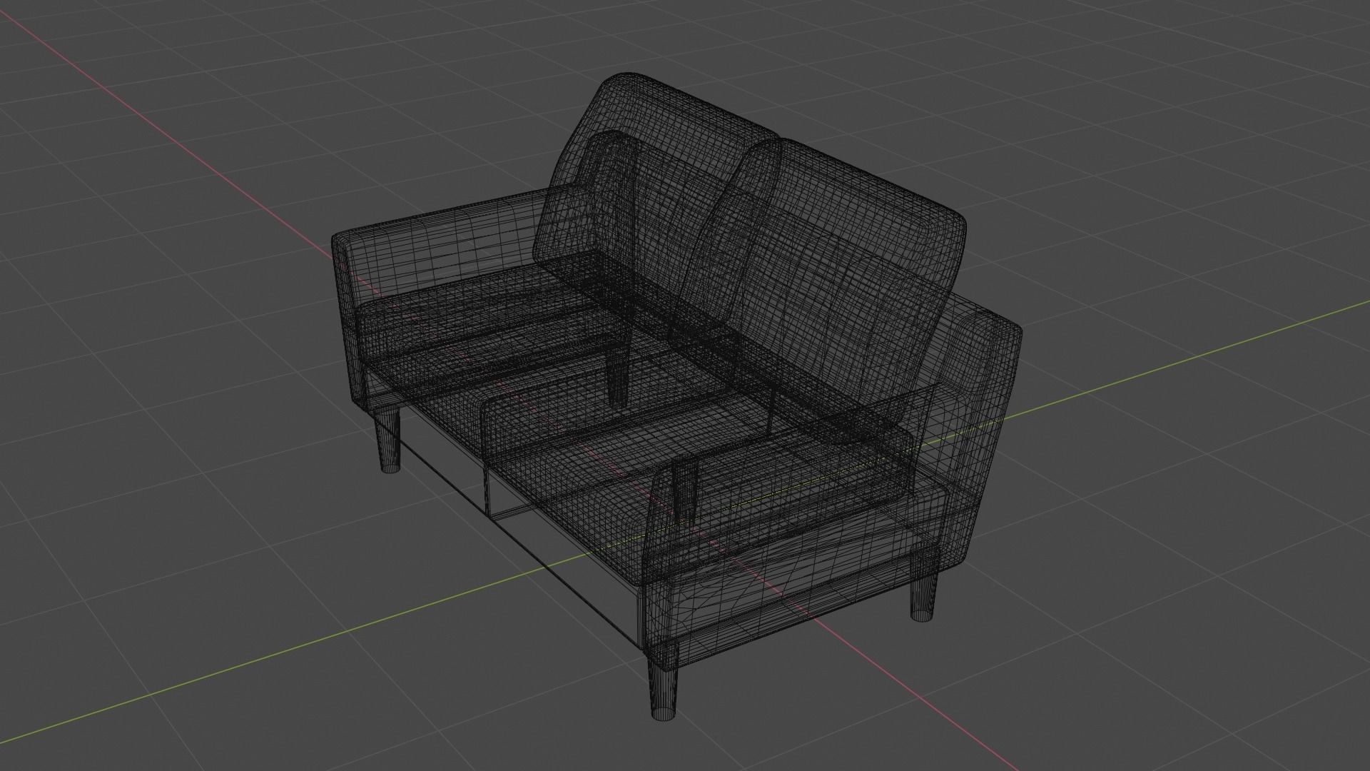Interior bundle SOFA ARMCHAIR LARGESOFA game-ready collection Low-poly 3D model_15