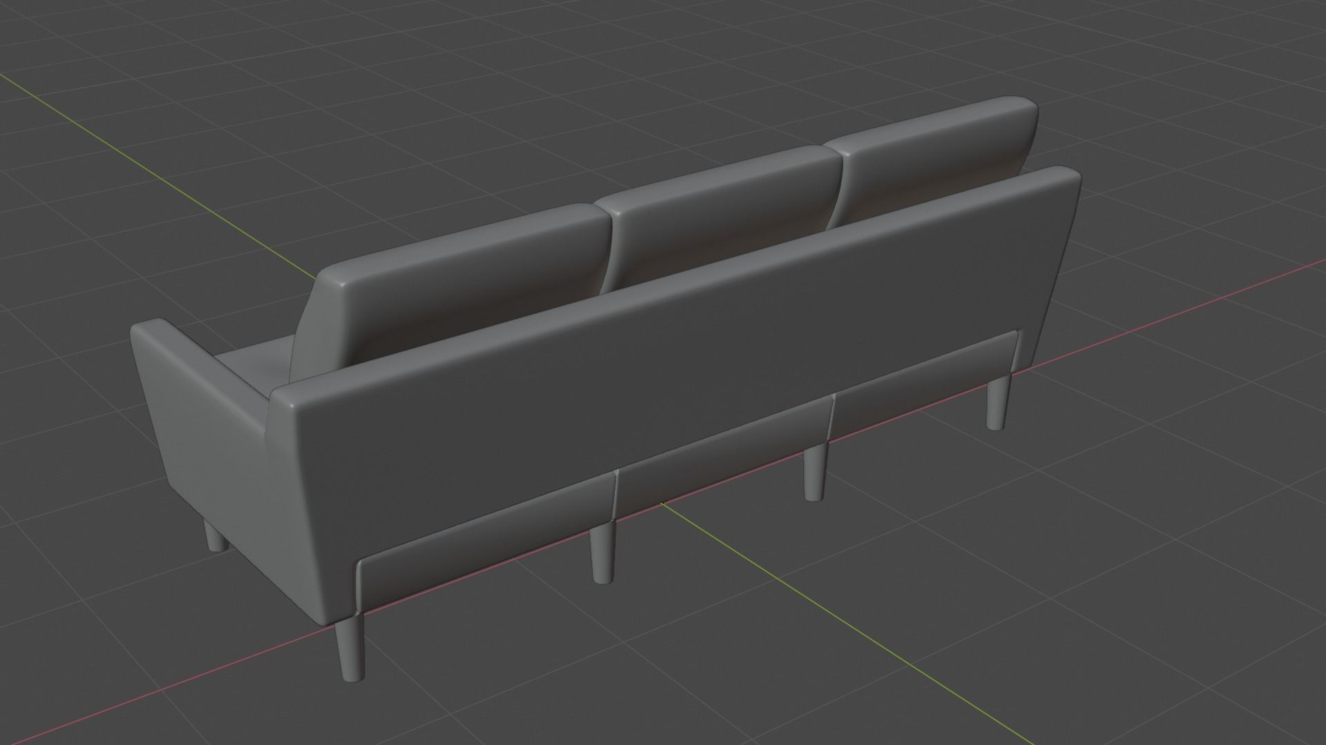 Interior bundle SOFA ARMCHAIR LARGESOFA game-ready collection Low-poly 3D model_34