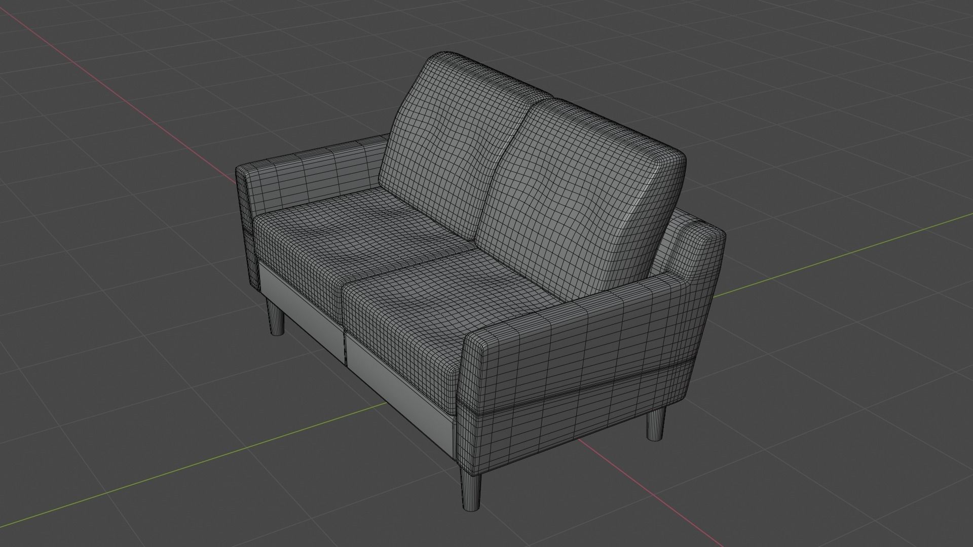 Interior bundle SOFA ARMCHAIR LARGESOFA game-ready collection Low-poly 3D model_14