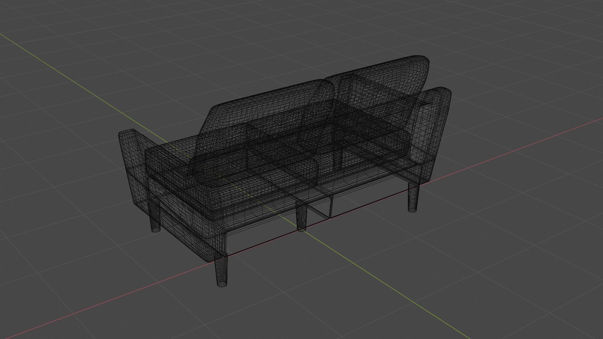 Interior bundle SOFA ARMCHAIR LARGESOFA game-ready collection Low-poly 3D model_28