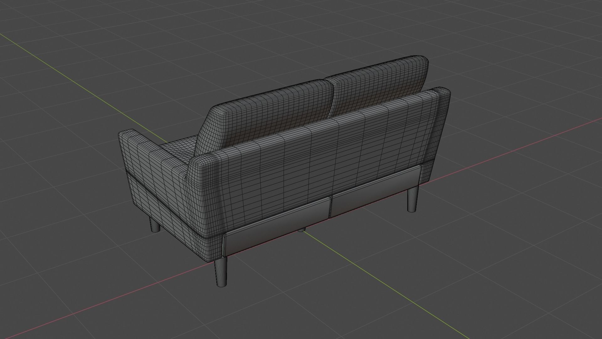 Interior bundle SOFA ARMCHAIR LARGESOFA game-ready collection Low-poly 3D model_27