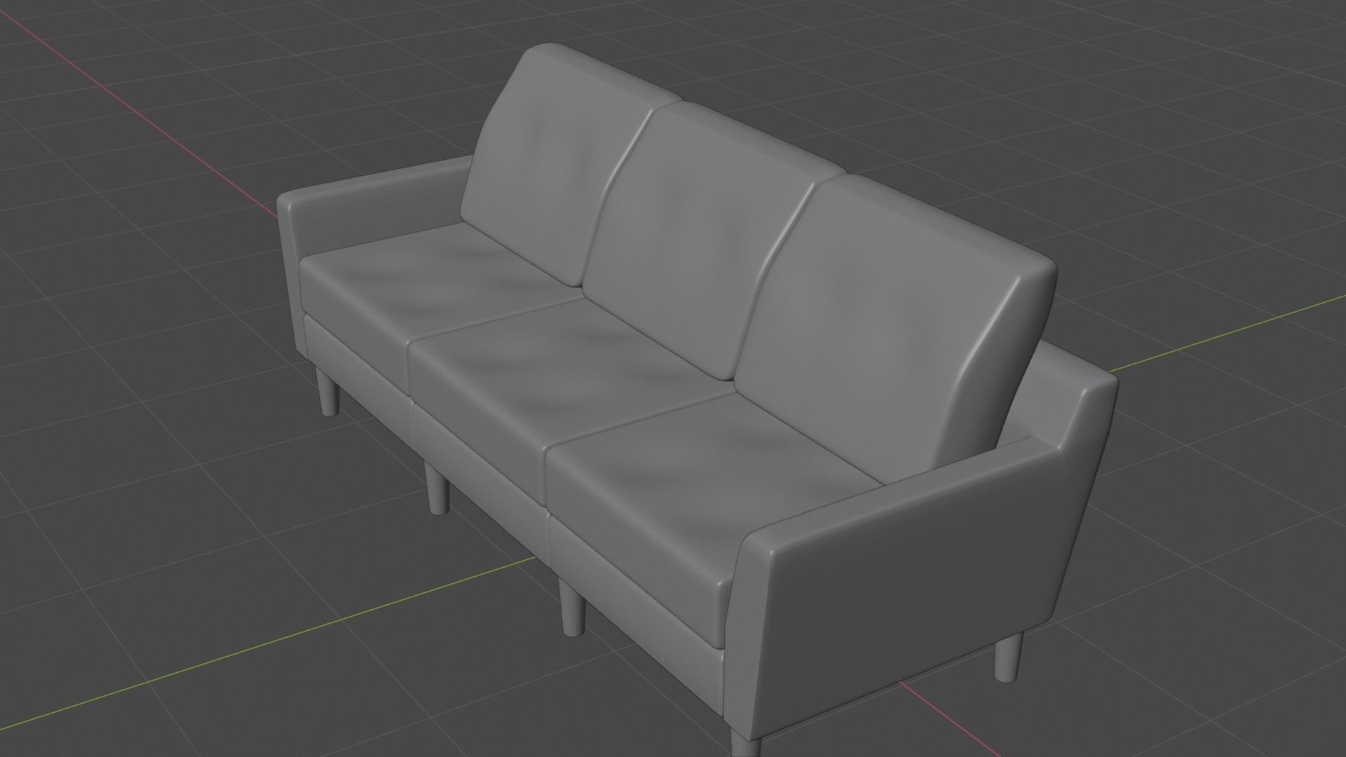 Interior bundle SOFA ARMCHAIR LARGESOFA game-ready collection Low-poly 3D model_7