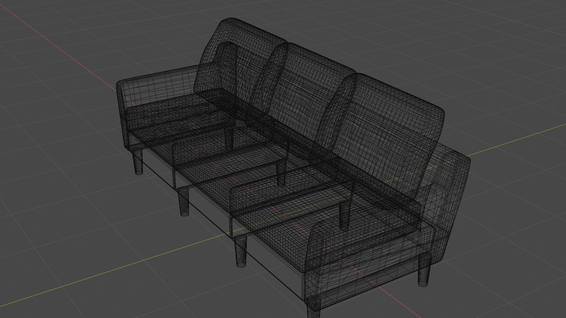 Interior bundle SOFA ARMCHAIR LARGESOFA game-ready collection Low-poly 3D model_9