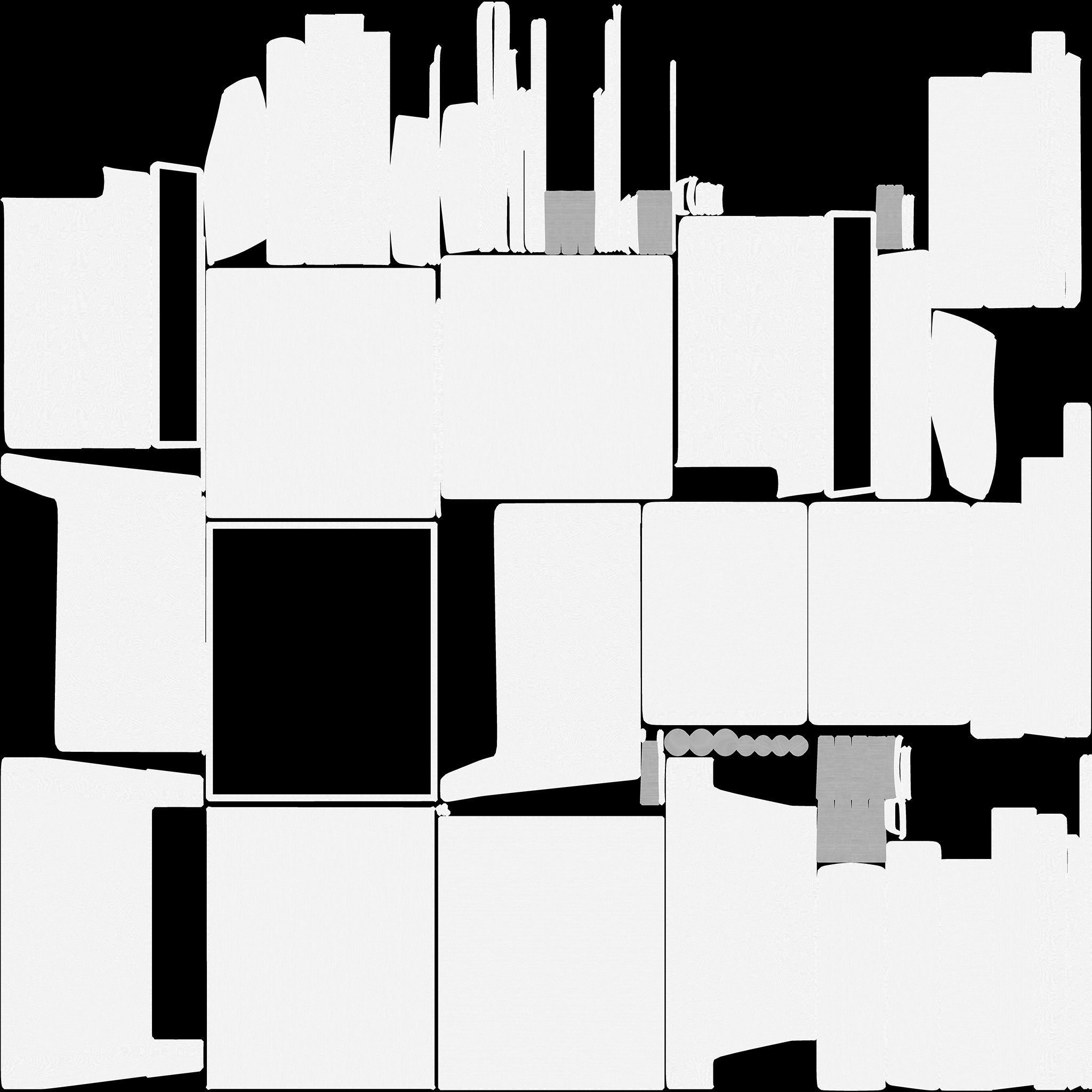 Interior bundle SOFA ARMCHAIR LARGESOFA game-ready collection Low-poly 3D model_16