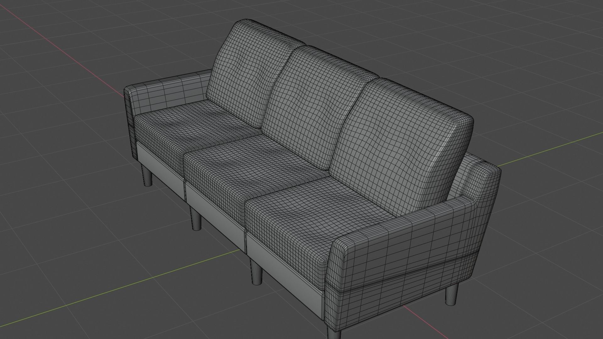 Interior bundle SOFA ARMCHAIR LARGESOFA game-ready collection Low-poly 3D model_8