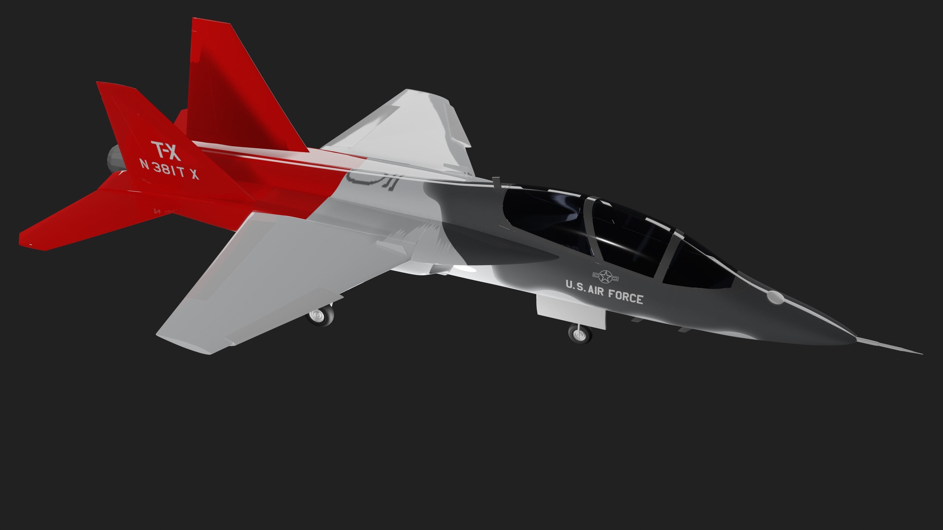 Boeing T-7A RED HAWK - 3D model_3