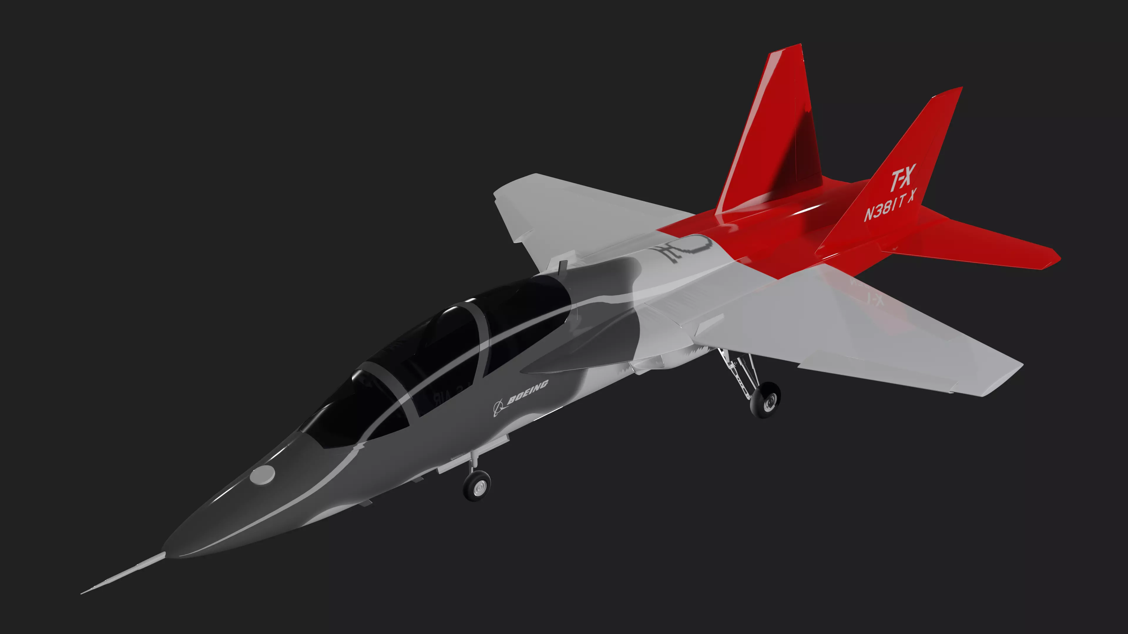 Boeing T-7A RED HAWK - 3D model_0