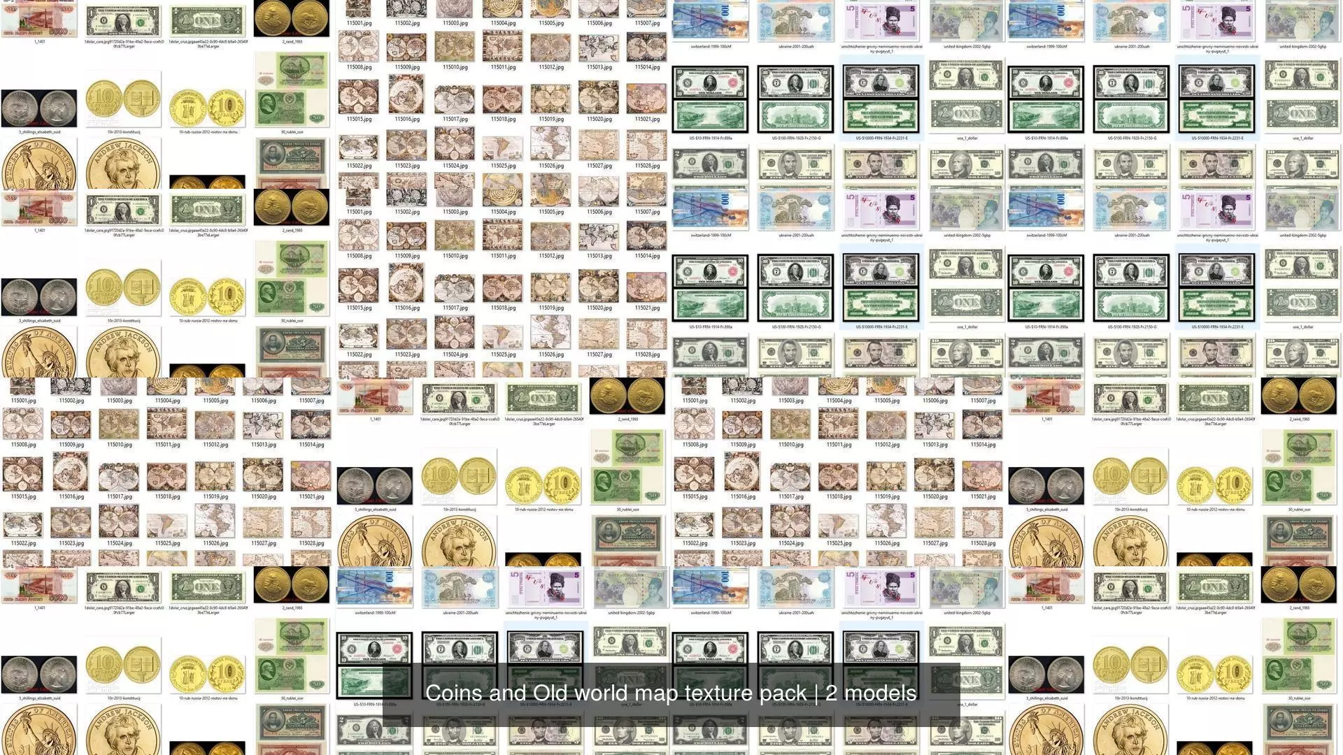 Coins and Old world map texture pack Texture_0