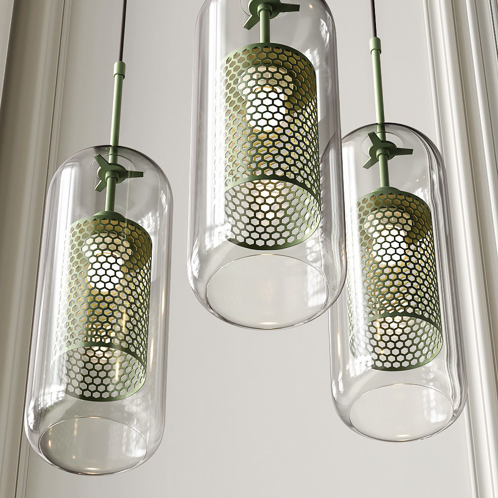 Lampatron Catch Trio Matcha 3D model_1