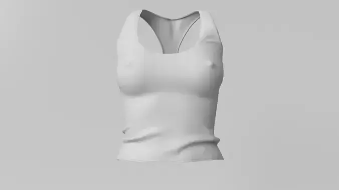 3D Model Female Sports Vest