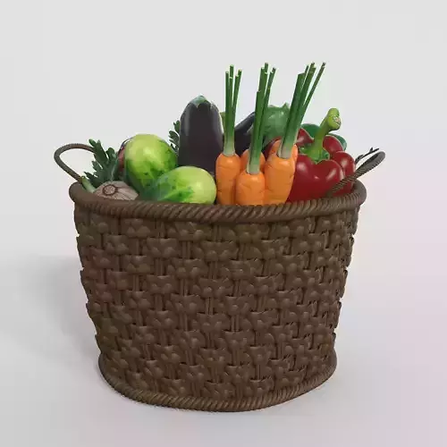 Vegetable vegetables in basket