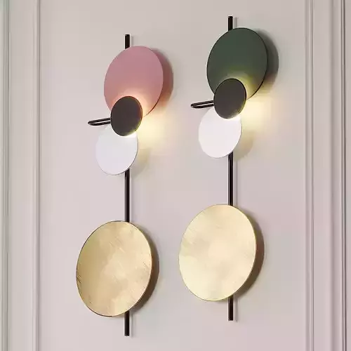 BRITTA Wall light by METTE SCHELDE 3D model