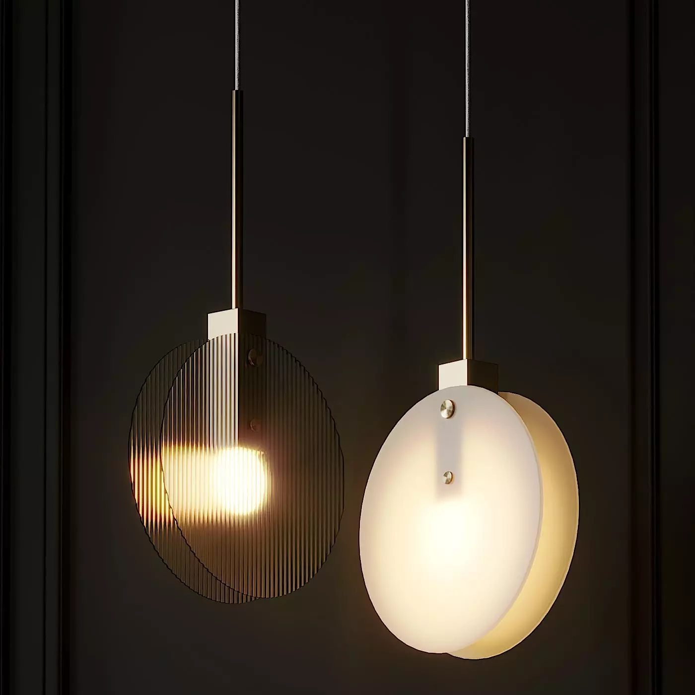 Nebulae Pendant Lamp by Ross Gardman 3D model_0