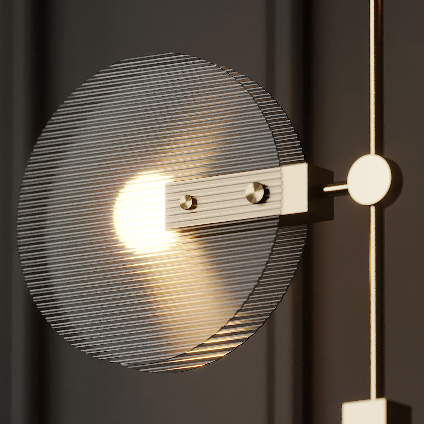 Nebulae Hanging Chandelier 3 Positions by Twentieth 3D model_2