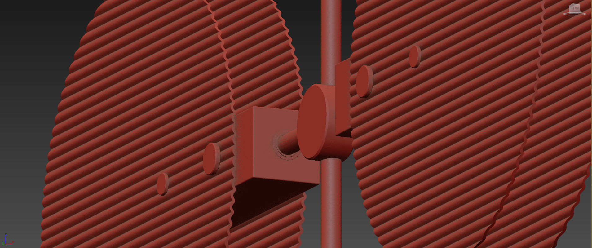 Nebulae Hanging Chandelier 3 Positions by Twentieth 3D model_4