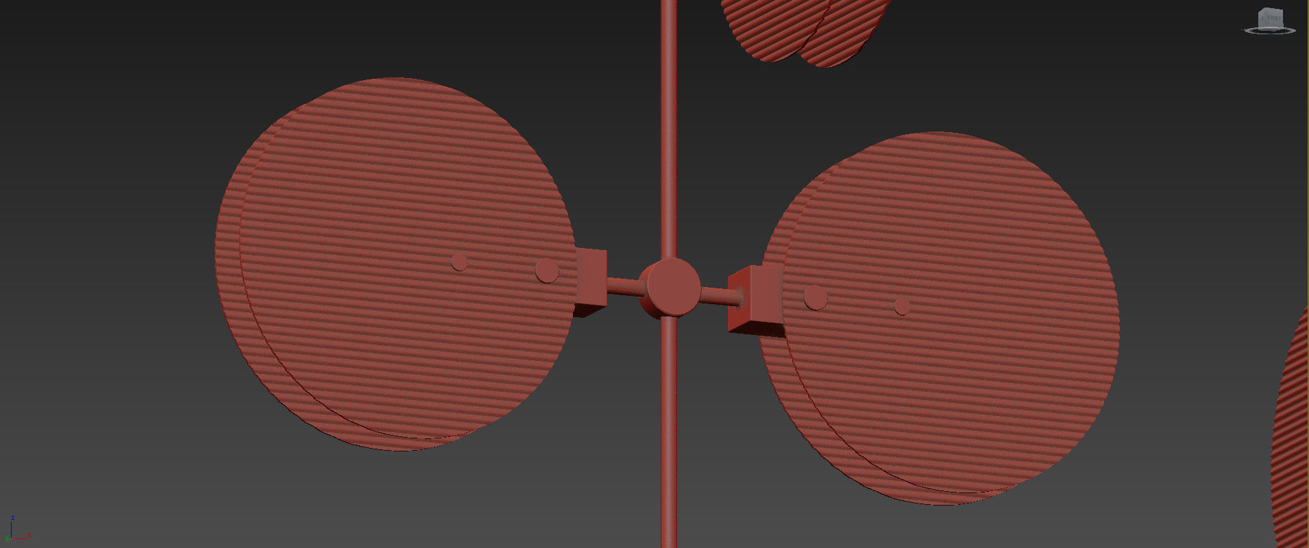 Nebulae Hanging Chandelier 3 Positions by Twentieth 3D model_6