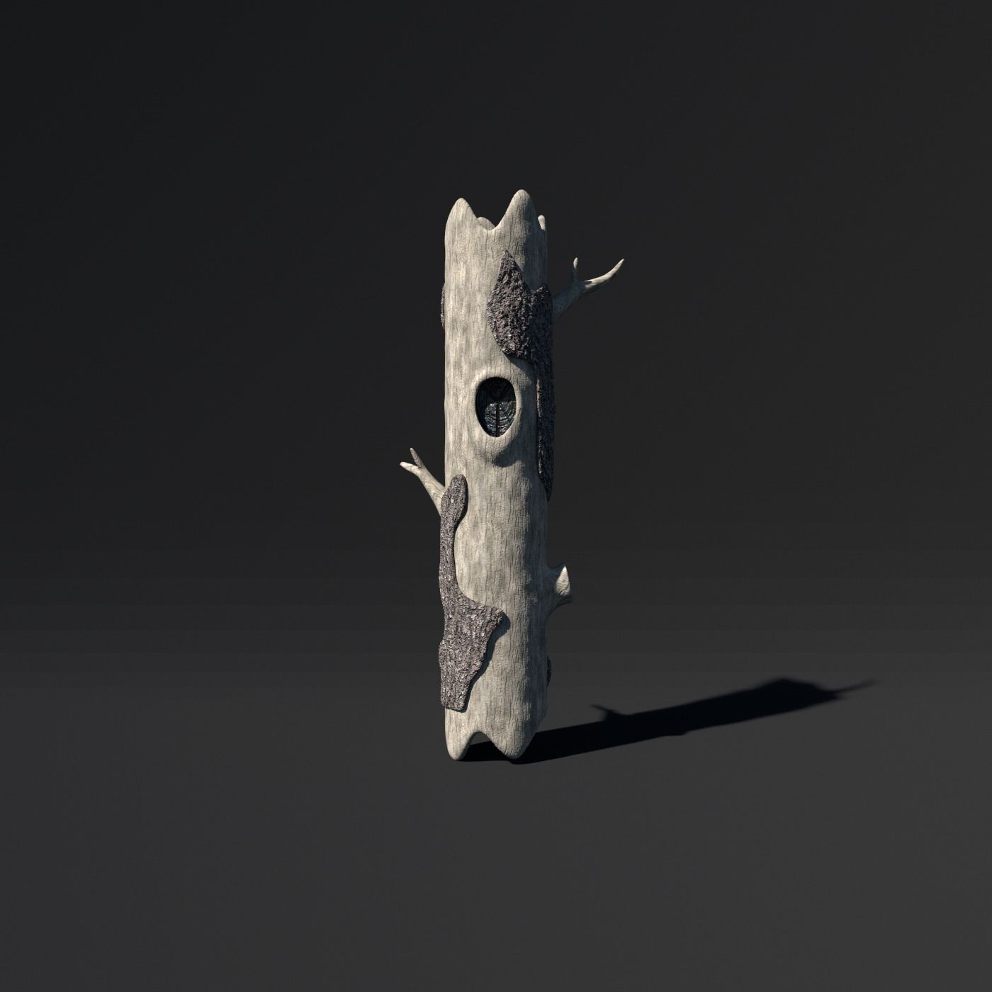 Log - Woodland Asset Free 3D model_0