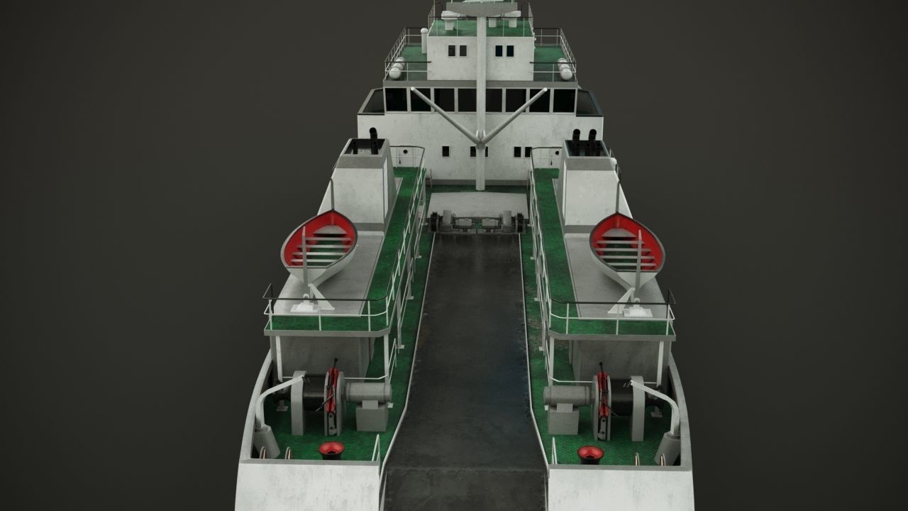 Fishing vessel 3D model_6
