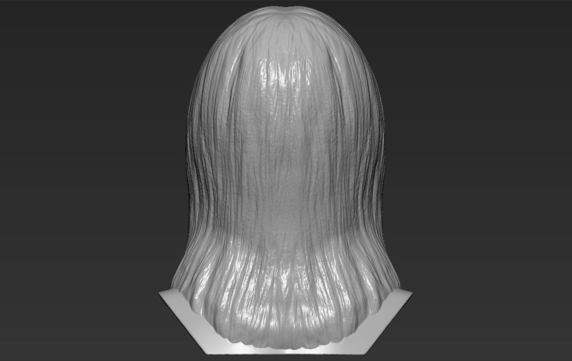 Bella Hadid bust 3D printing ready stl obj formats 3D print model_6