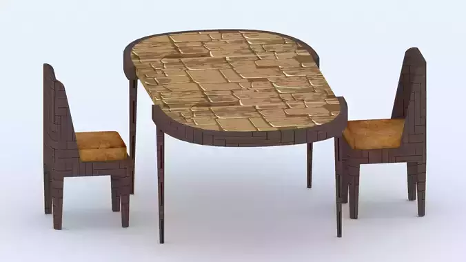 table with chair