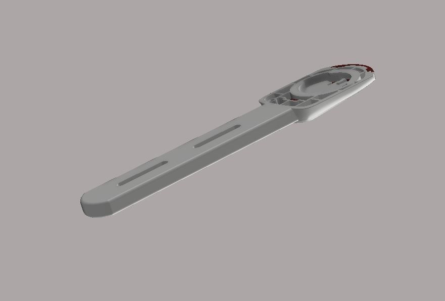 Wahoo ELEMNT BOLT Spoon Mount for any Aero handlebars 3D print model_8