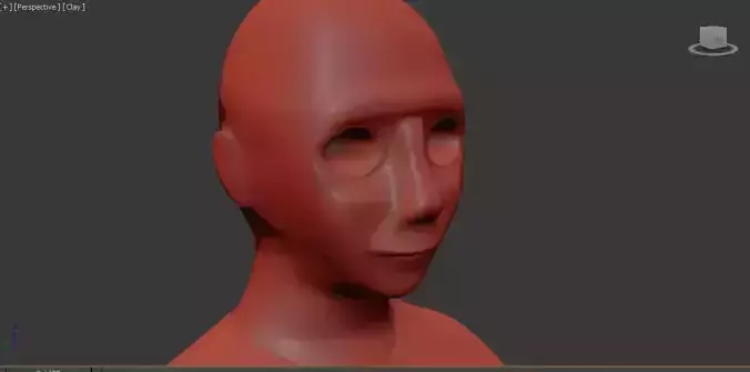 abstract head sculpt 3D print model