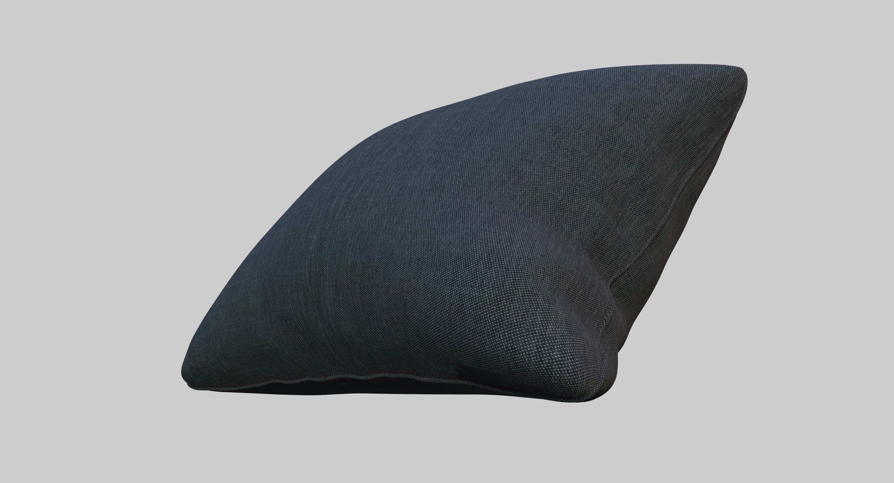 Armchair lounge chair with wooden legs 3D model_5