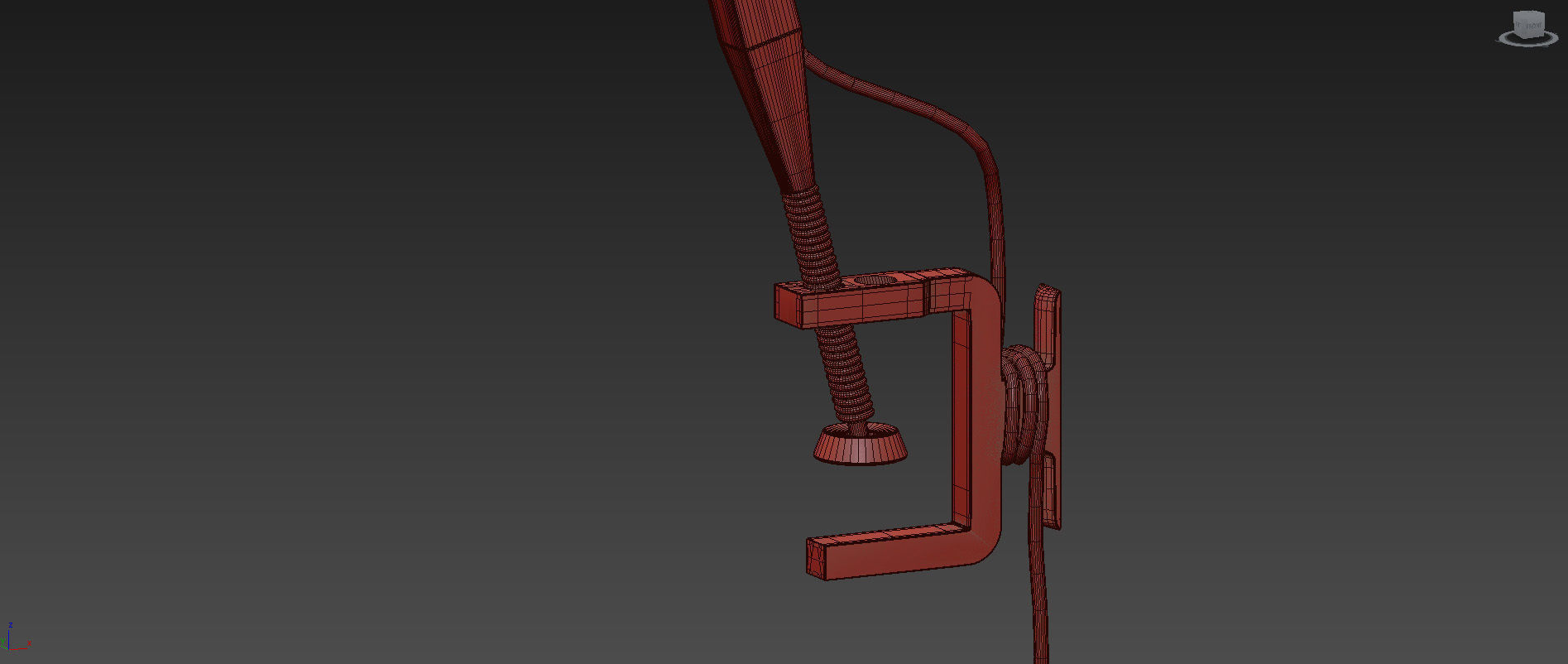 Sempe Clamp Table Lamp by Wastberg 3D model_9
