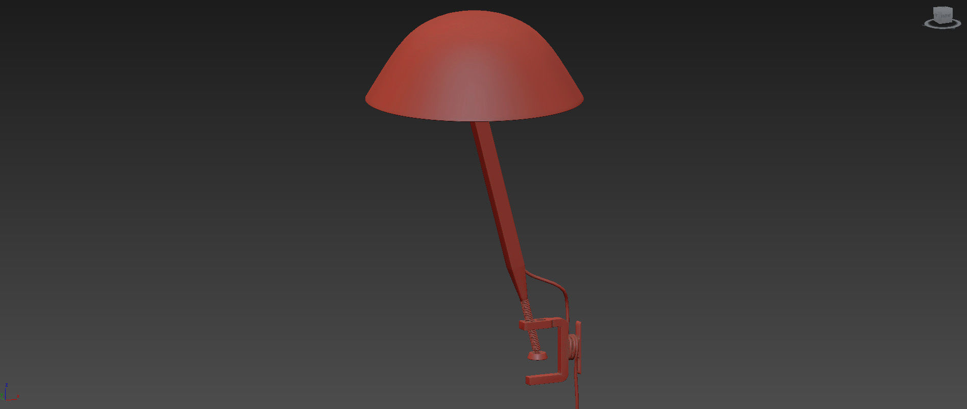 Sempe Clamp Table Lamp by Wastberg 3D model_10