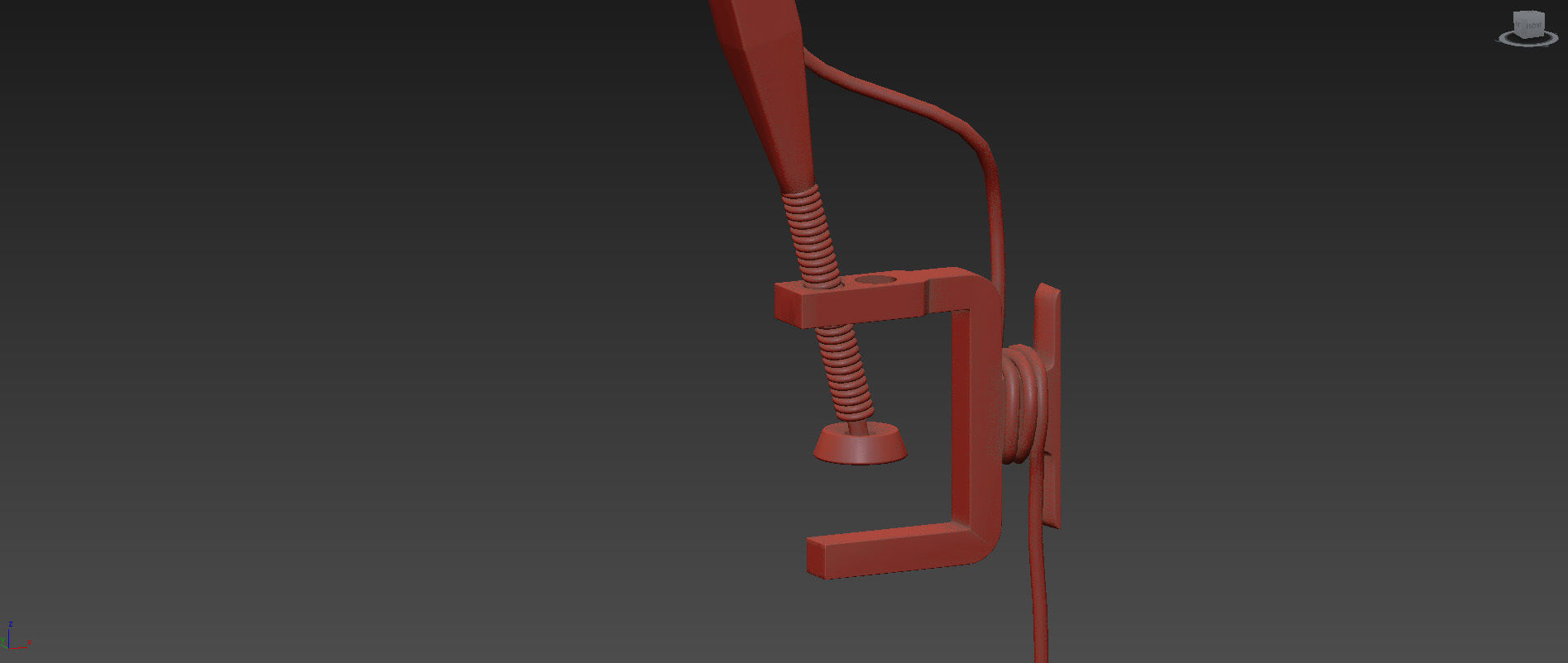 Sempe Clamp Table Lamp by Wastberg 3D model_8