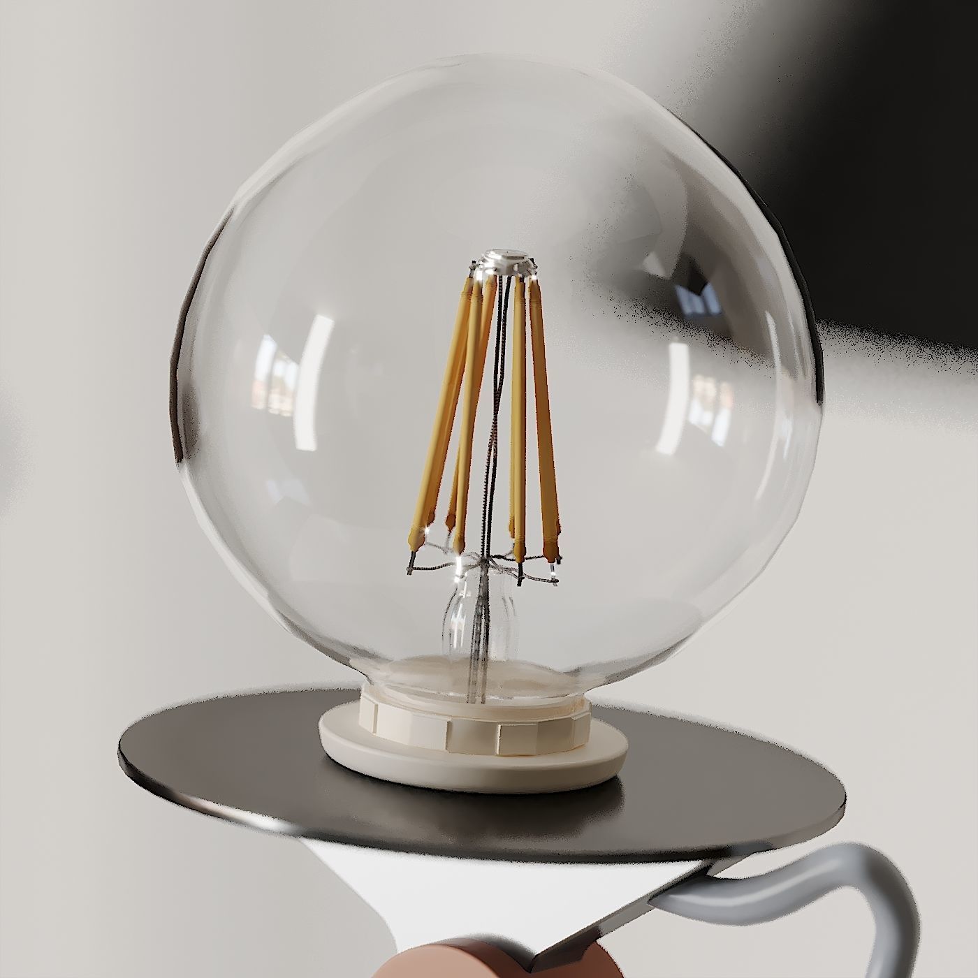 Sempe Clamp Table Lamp by Wastberg 3D model_3
