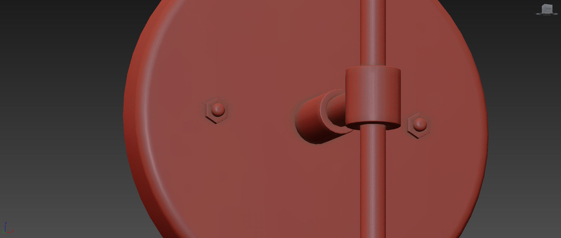 Double Wall Brass Sconce by ETSY 3D model_4