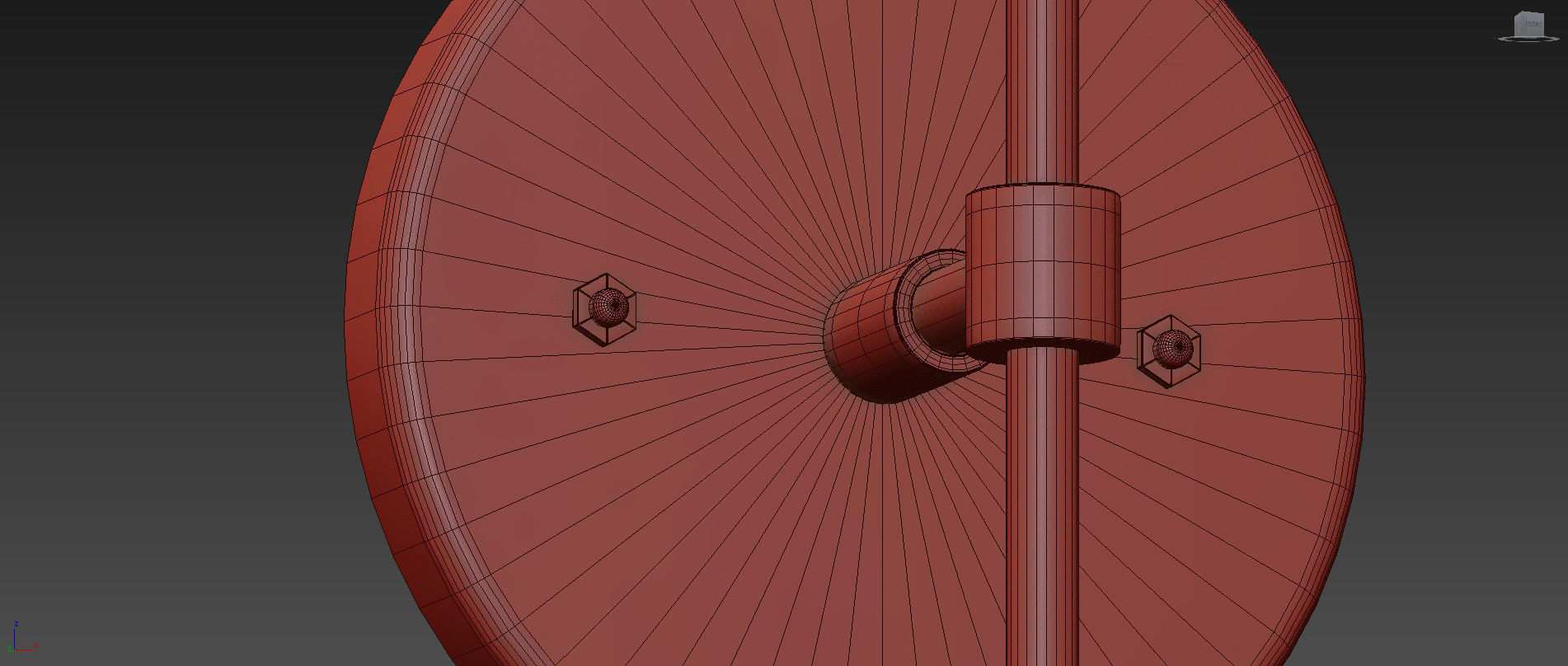 Double Wall Brass Sconce by ETSY 3D model_5