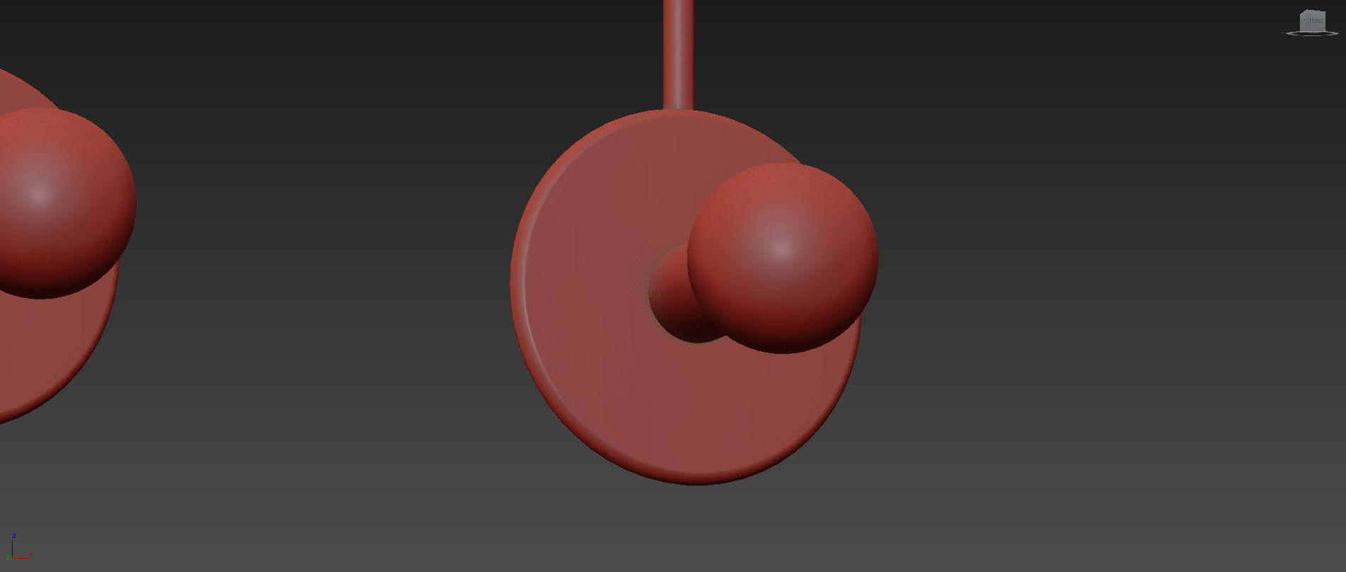 Double Wall Brass Sconce by ETSY 3D model_3