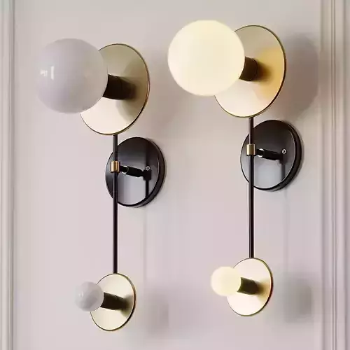 Double Wall Brass Sconce by ETSY