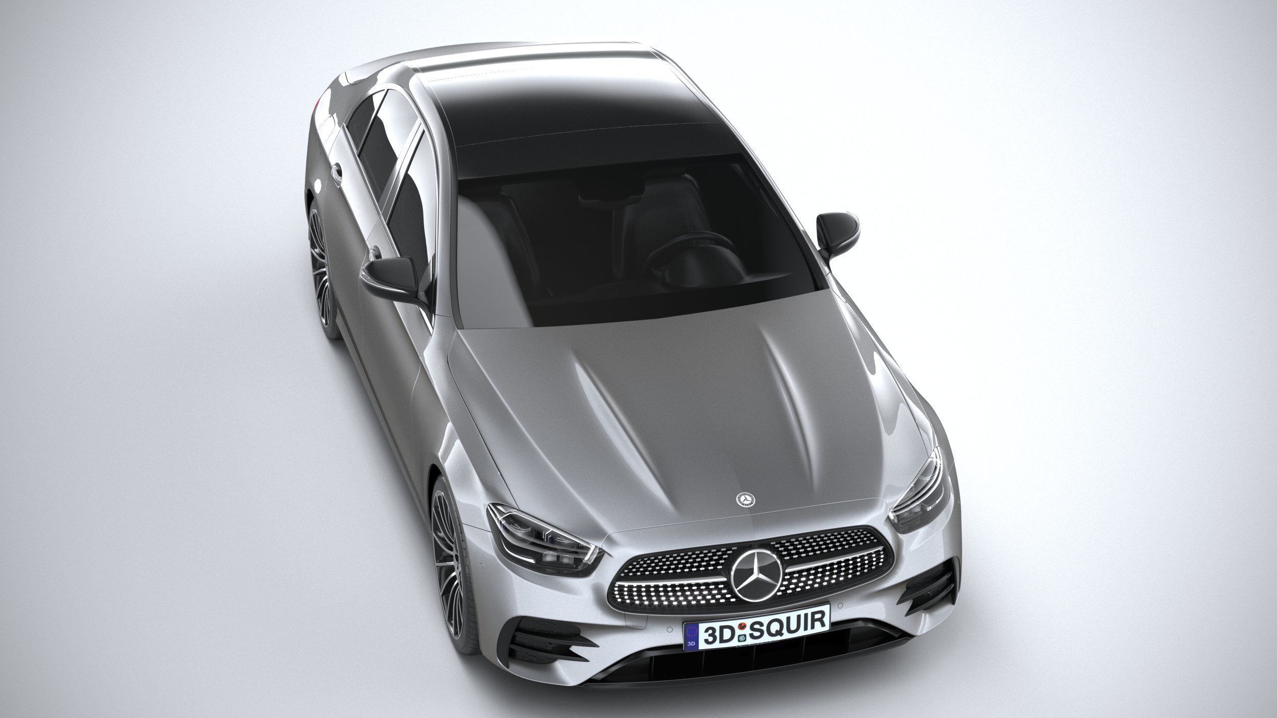 Mercedes E-Class Sedan AMG line 2021 3D model_12
