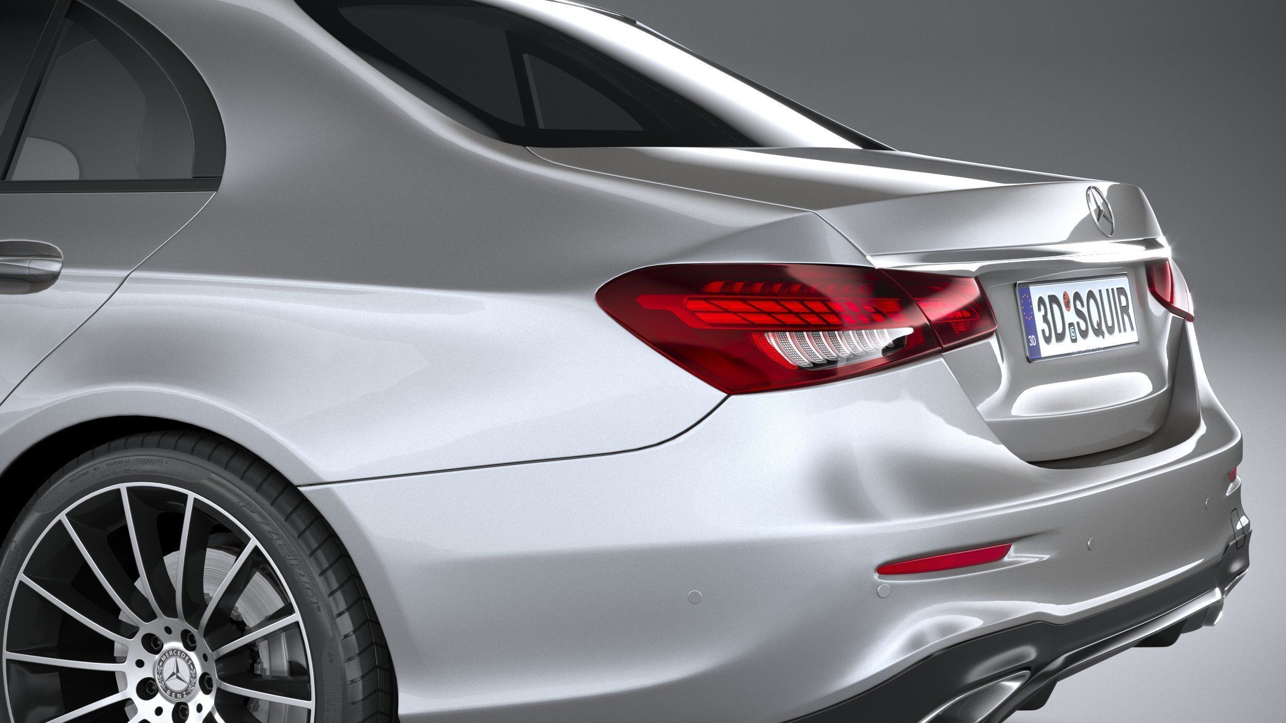Mercedes E-Class Sedan AMG line 2021 3D model_6