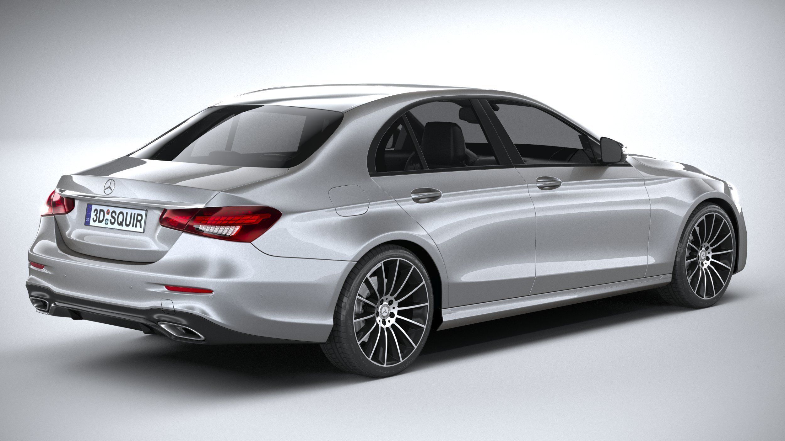 Mercedes E-Class Sedan AMG line 2021 3D model_17