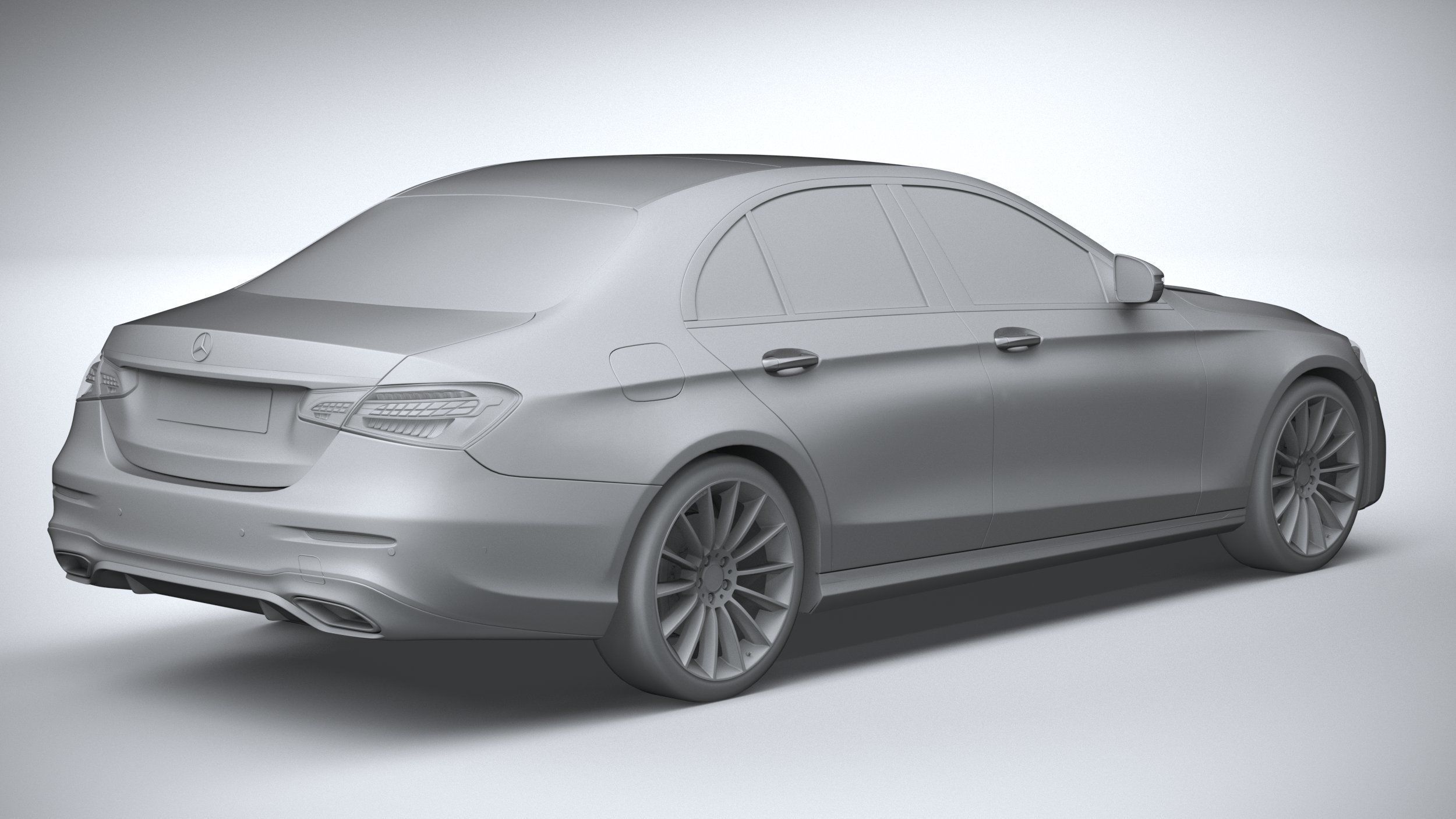 Mercedes E-Class Sedan AMG line 2021 3D model_25