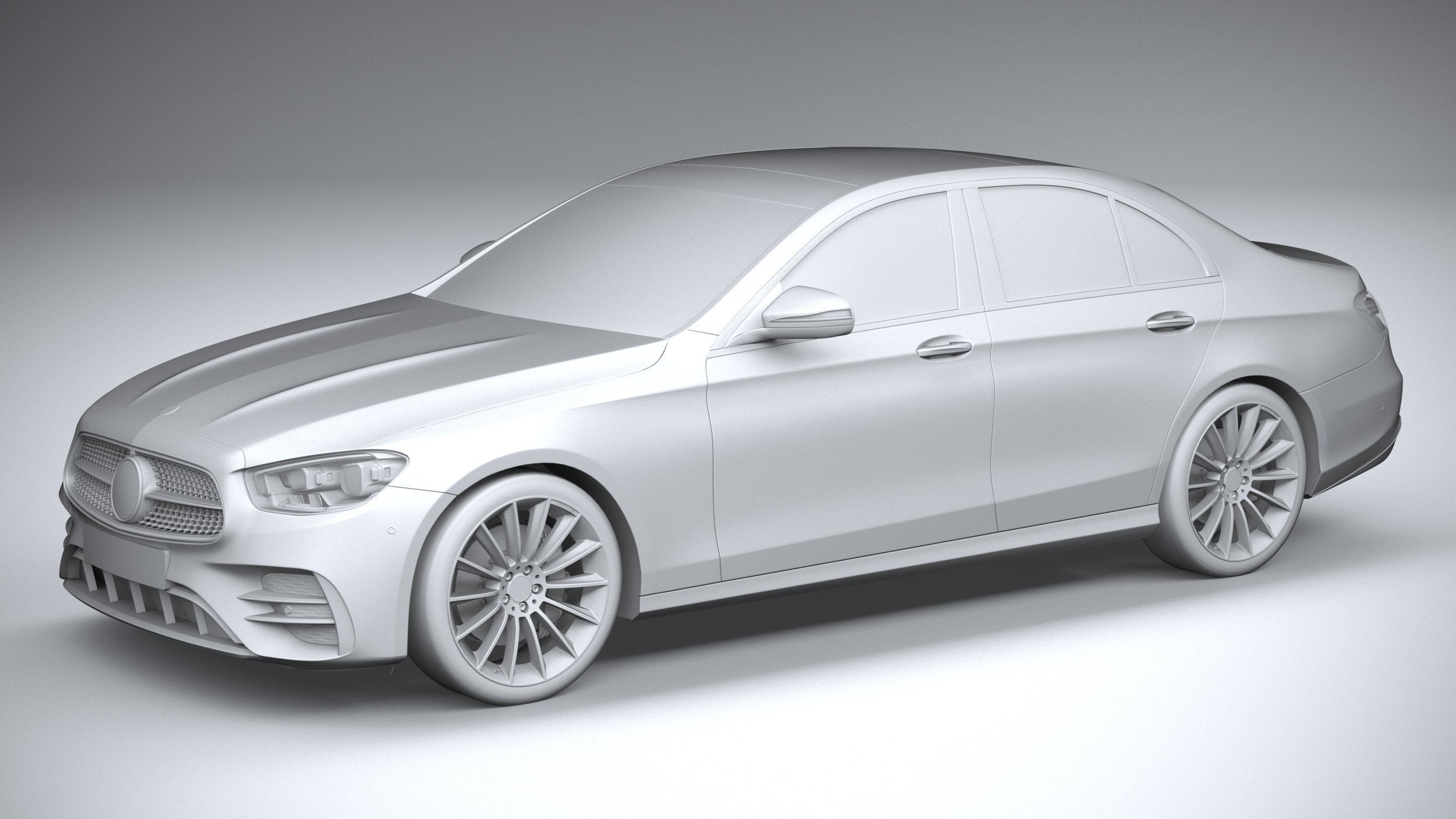 Mercedes E-Class Sedan AMG line 2021 3D model_19