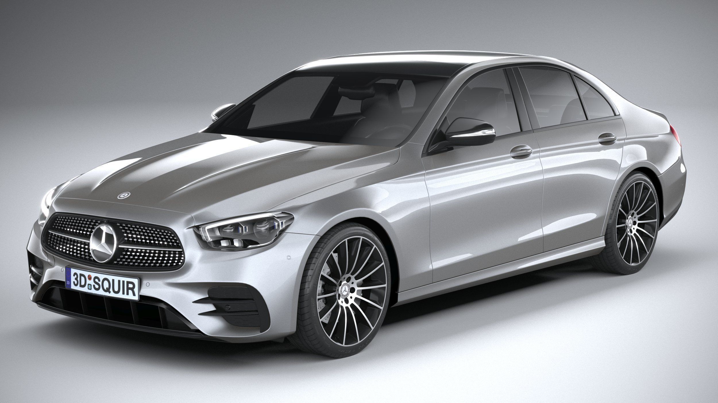 Mercedes E-Class Sedan AMG line 2021 3D model_1