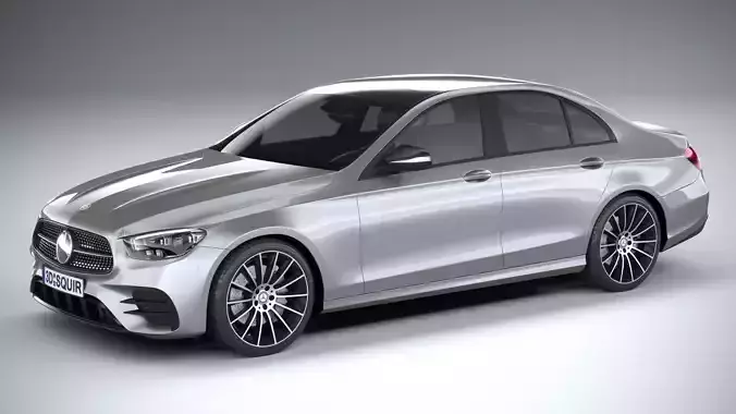Mercedes E-Class Sedan AMG line 2021 3D model