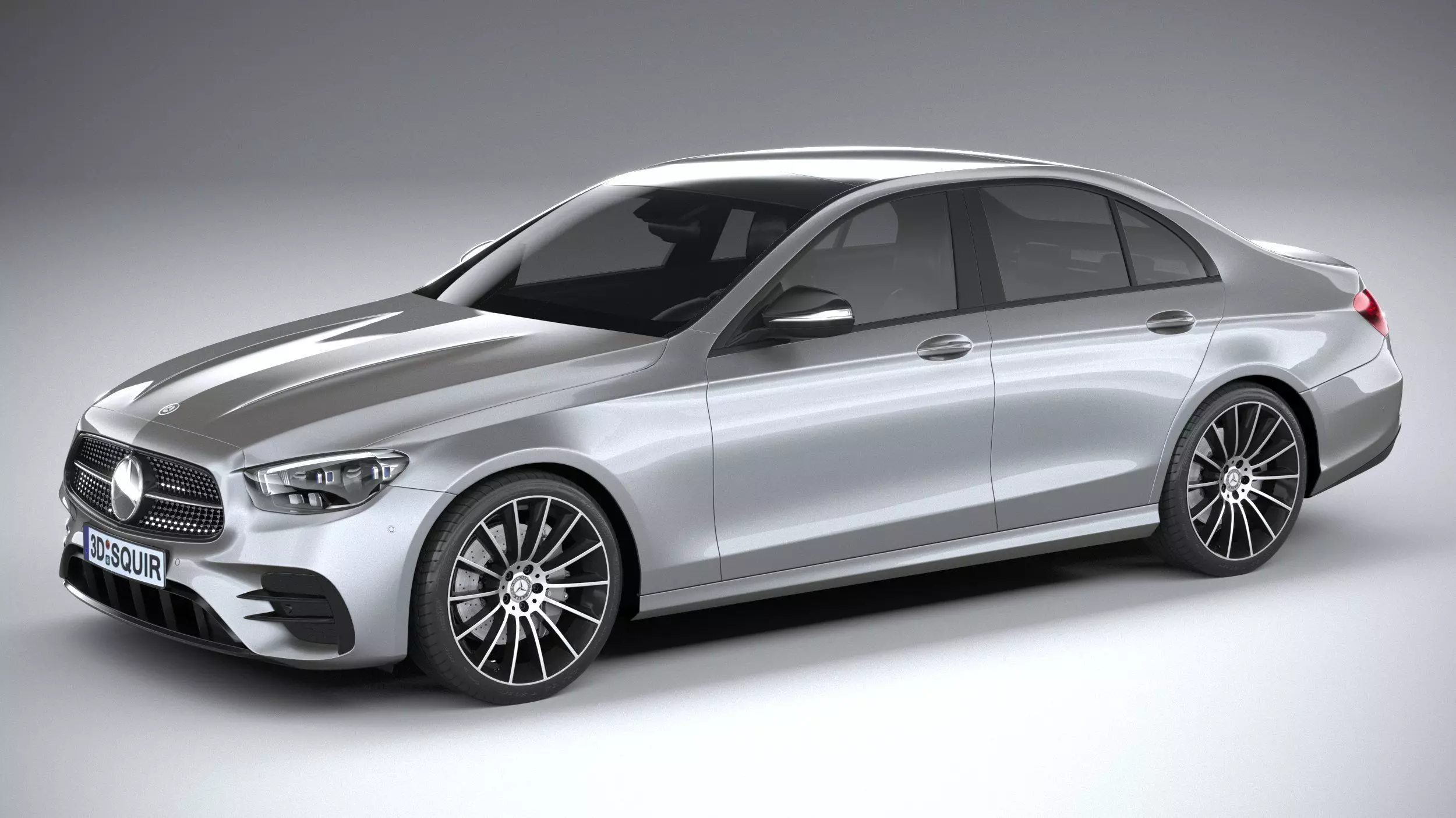 Mercedes E-Class Sedan AMG line 2021 3D model_0