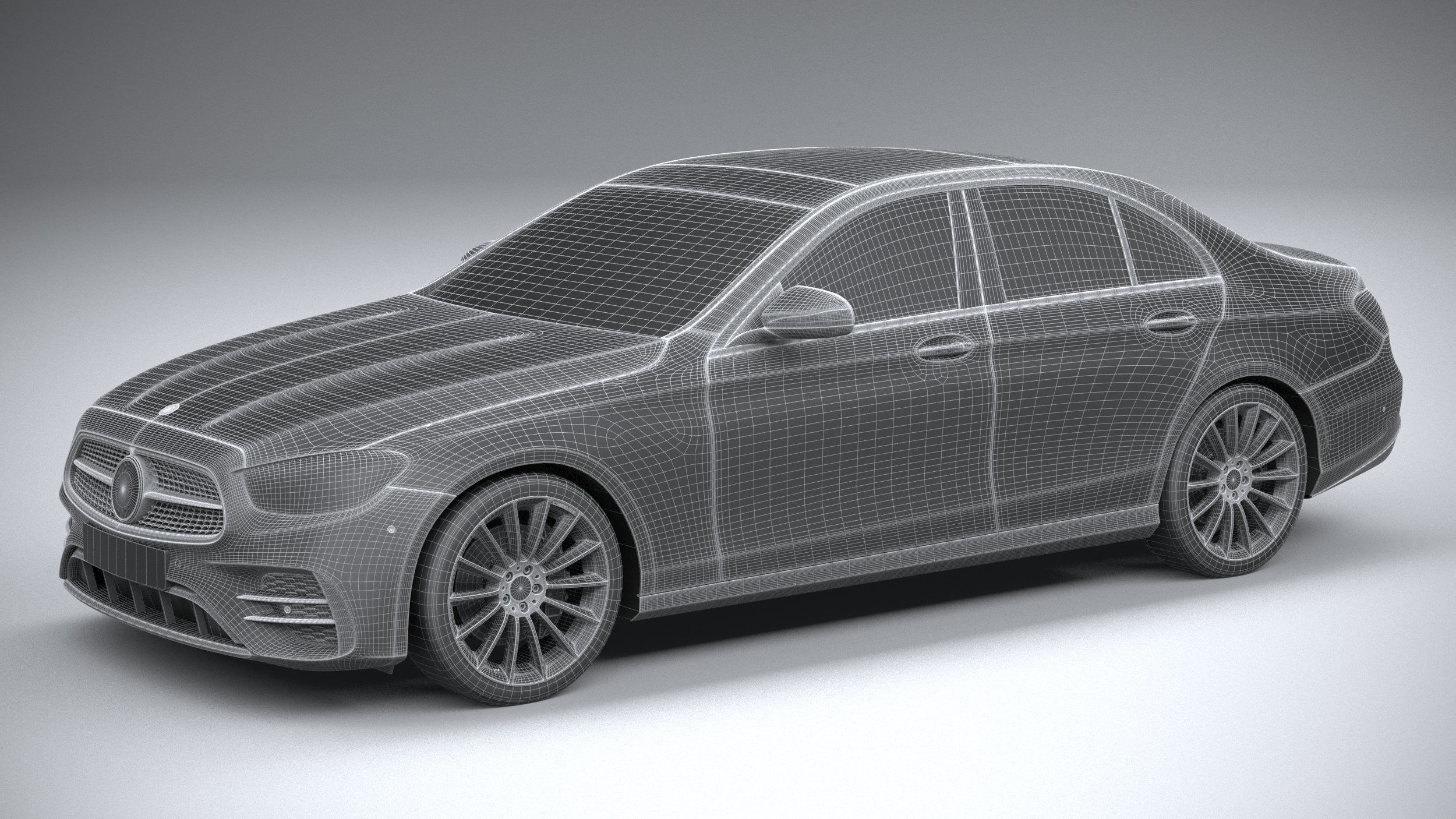 Mercedes E-Class Sedan AMG line 2021 3D model_26