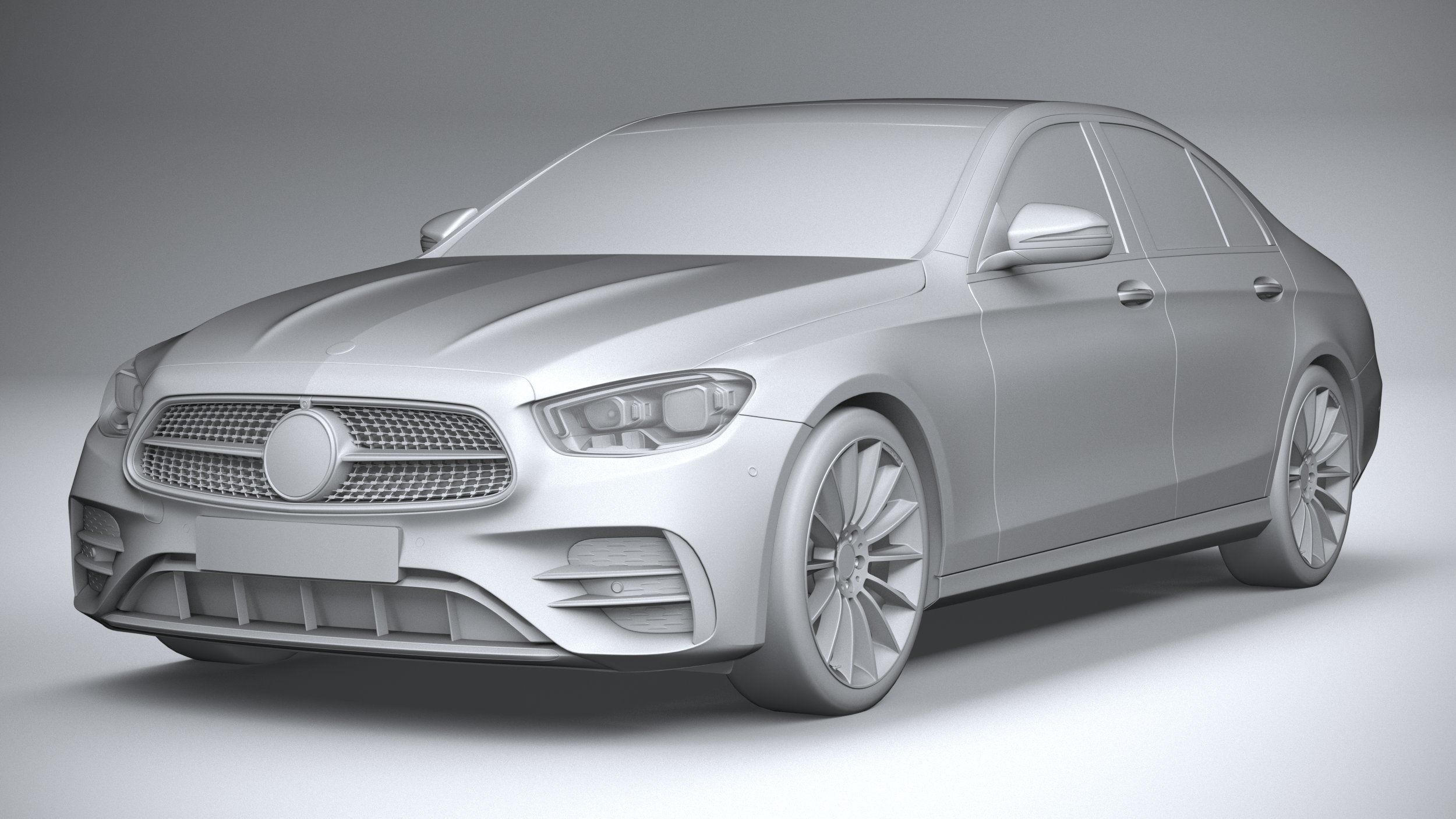 Mercedes E-Class Sedan AMG line 2021 3D model_20